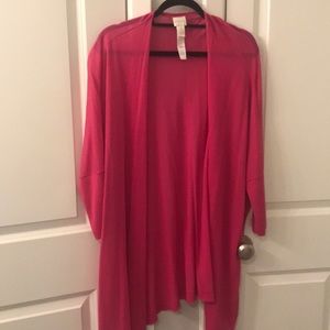 Chicos open cardigan (three way) size L/XL petite